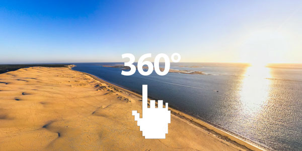 La dune du Pila à Arcachon en 360°